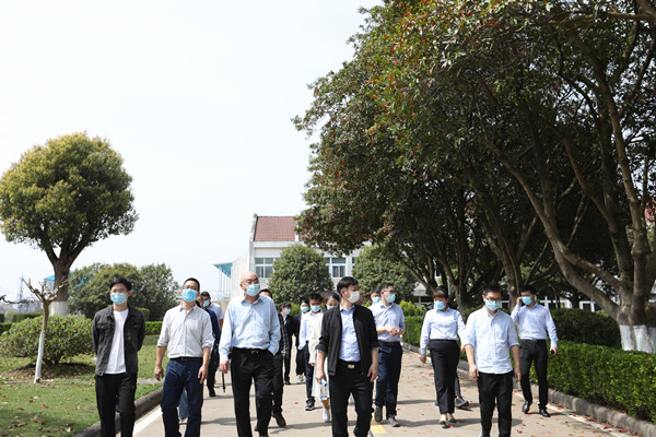 省节水型城市考核组莅临公司检查指导