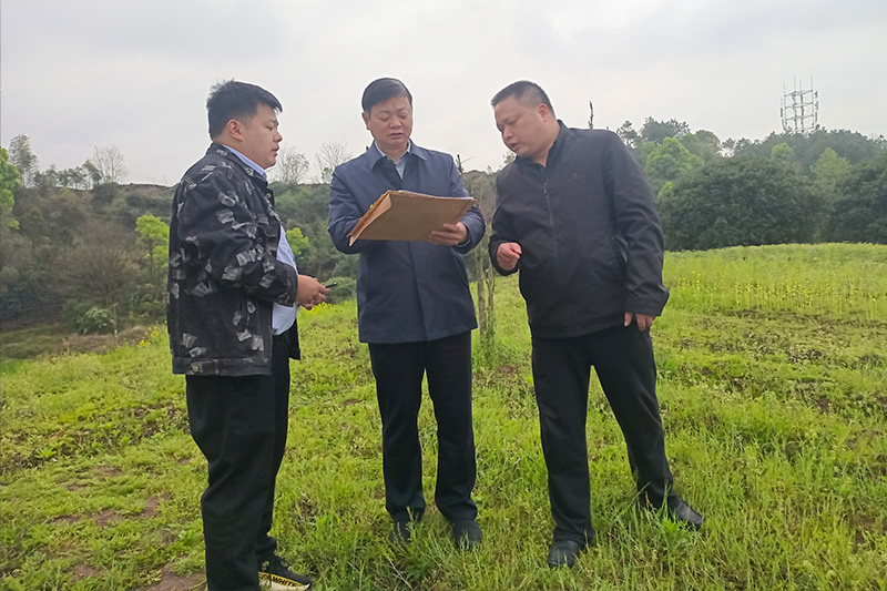 市建设局副局长吴新立调研指导胡村水厂工程（一期）